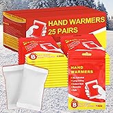 Jenaai 50 Pcs Hand Warmers 3.5x2.1'' Resealable Emergency Hand Warmers up to 8 Hours of Heat Across 72 h (hours) Long Lasting Safe Natural Odorless Air Activated for Cold Winter Skiing Hiking Survival