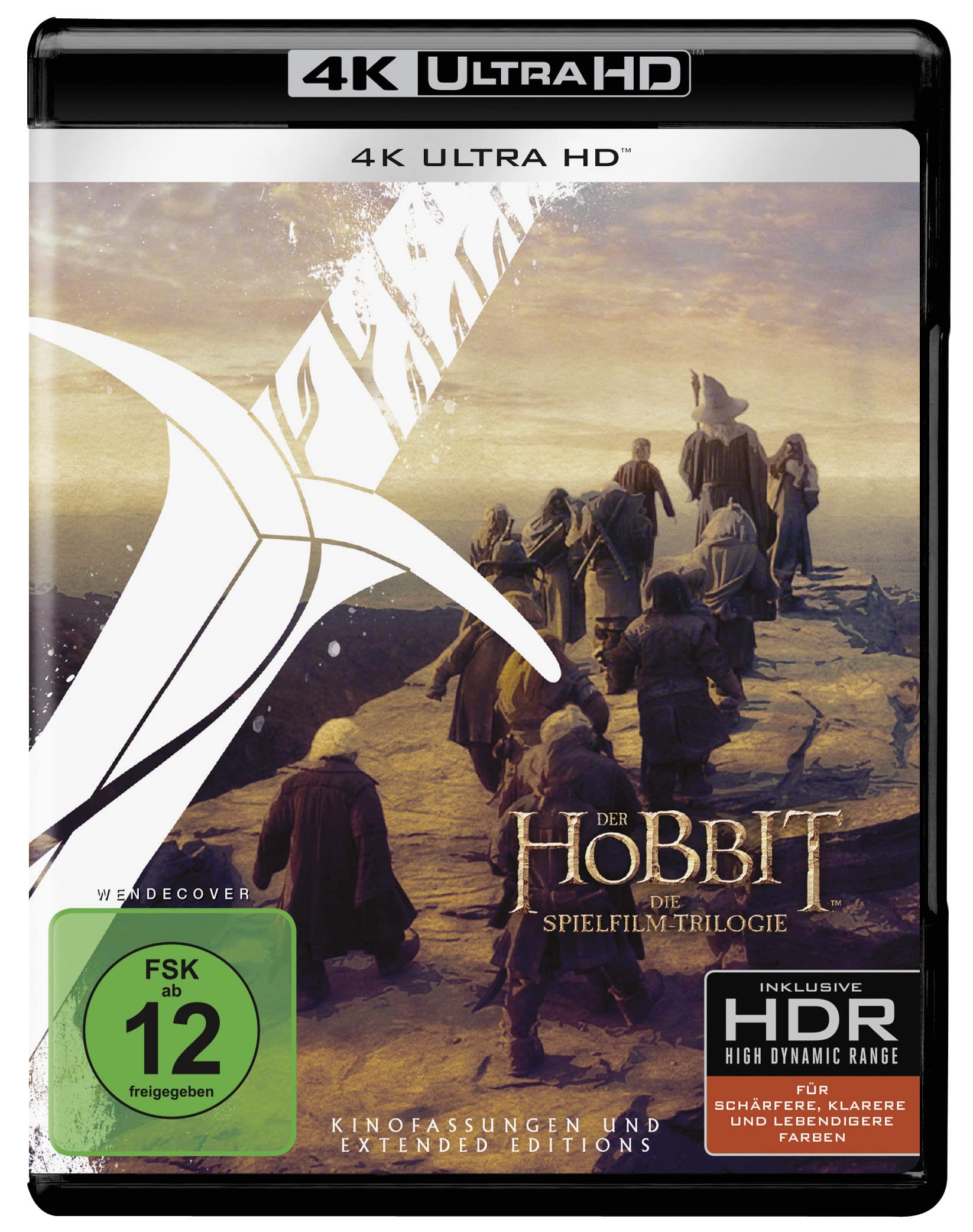 Der Hobbit: Die Spielfilm Trilogie - Extended Edition [4K Ultra-HD] [Blu-ray] 2