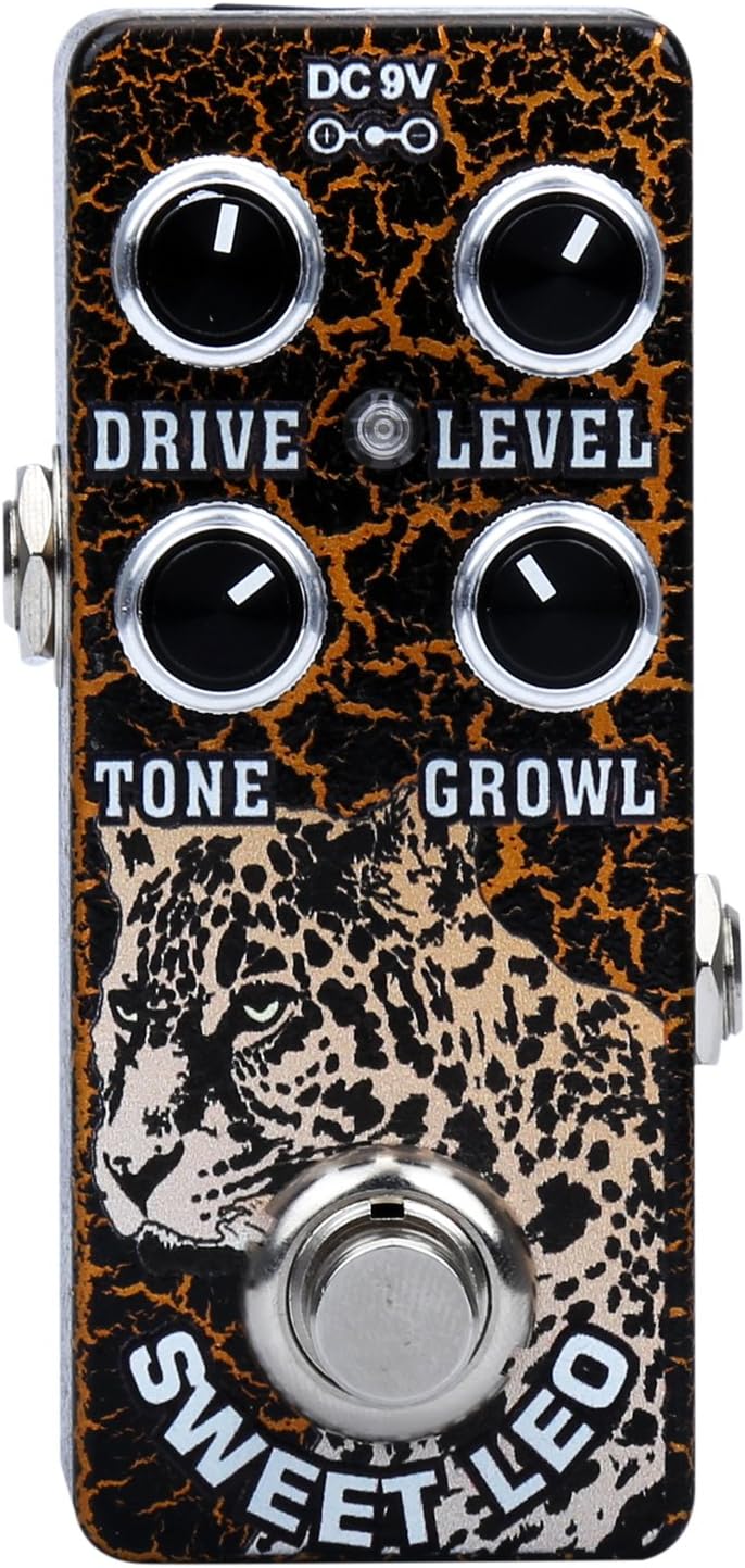 Xvive Mini OverDrive Guitar Effects Pedal, (Sweet Leo O2)