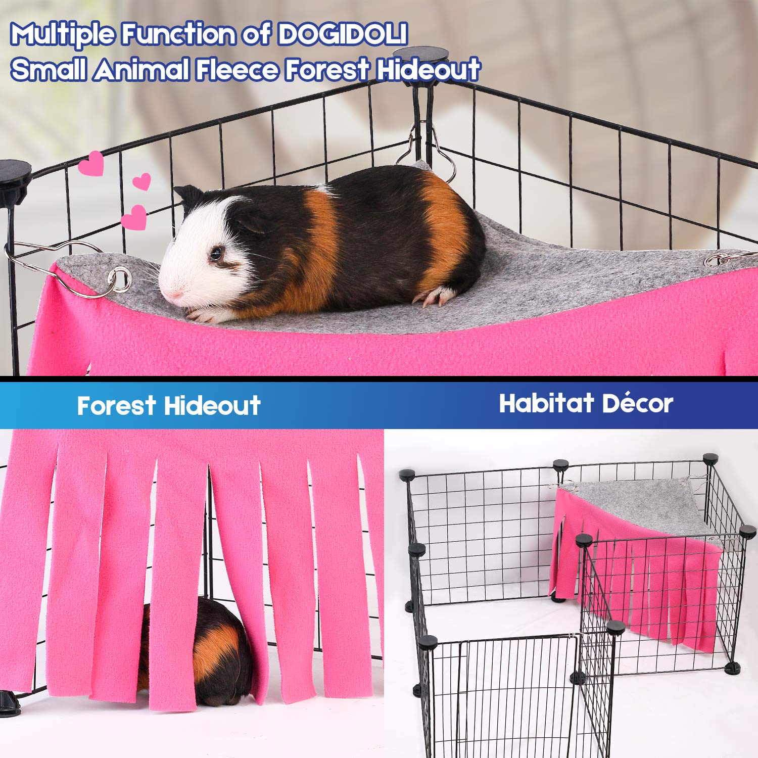 guinea pig fleece hideaway