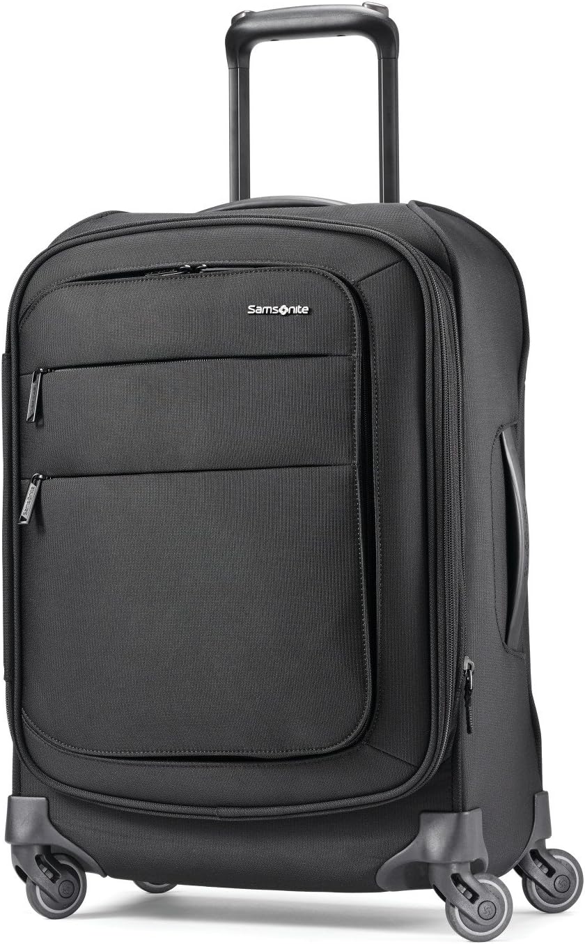 Samsonite Flexis Expandable Softside Spinner 21 CarryOn Luggage, Jet