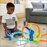 Hot Wheels Rapid Launch Loop Playset with 1:64 Die-Cast Car JBX65 view 2