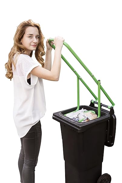 UPP Müllpresse für 60, 120 und 240 Liter Mülltonnen - Mit Müllverdichter bis 50% Müllkosten sparen - Für Papier, Restmüll, et