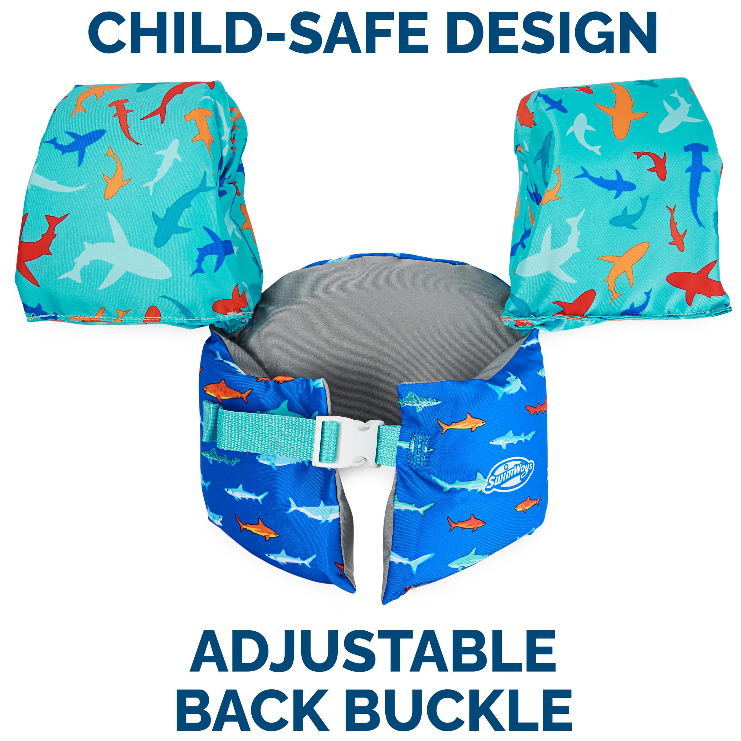 SwimWays Swim Trainer, US Coast Guard Approved Life Vest Kids Swim Vest