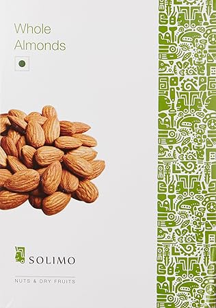 Amazon Brand-Solimo Premium Almonds, 1kg