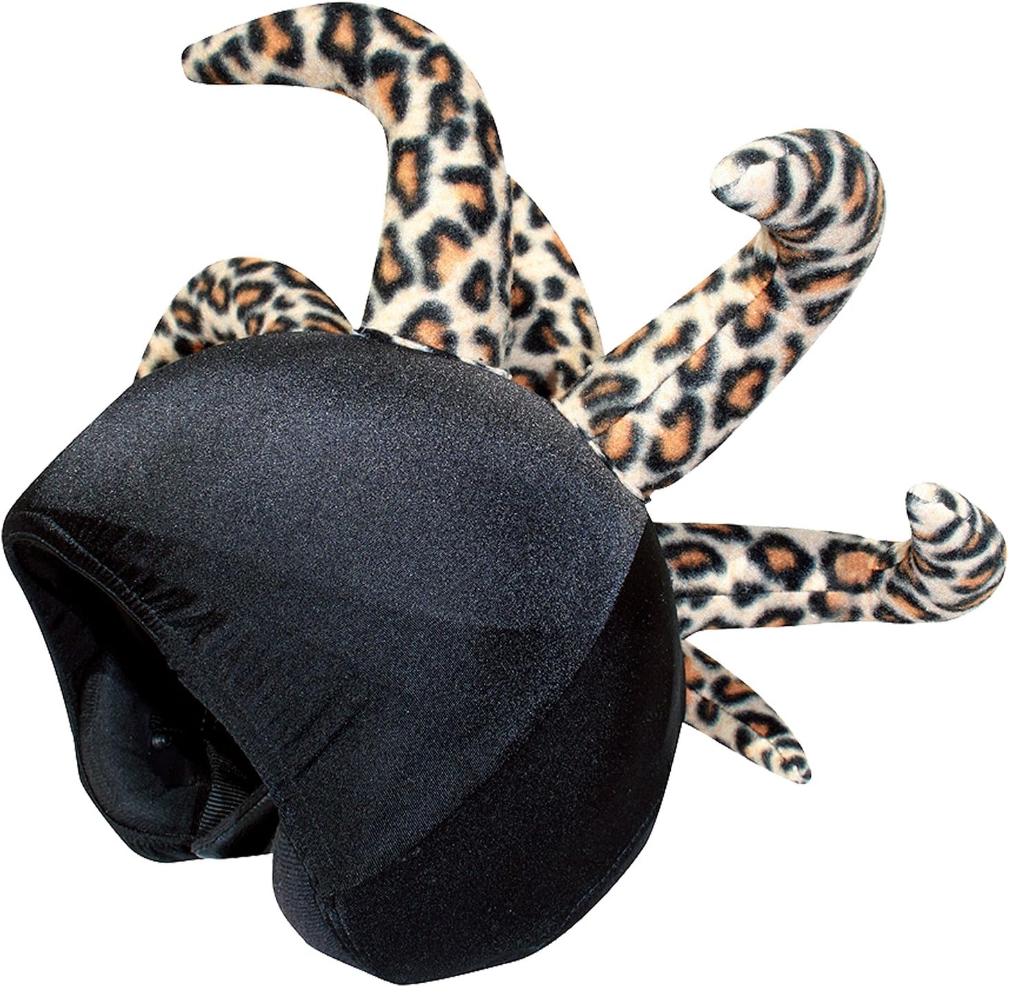 COOLCASC LEOPARD CLOWN Multisport Helmet Cover, Black