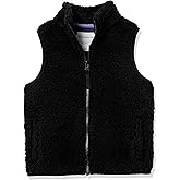 Amazon Essentials girls Sherpa Fleece Vest with Pockets