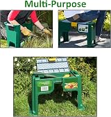 Denny International Garden Kneeler Stool with Storage & Padded Knee Pad view 7