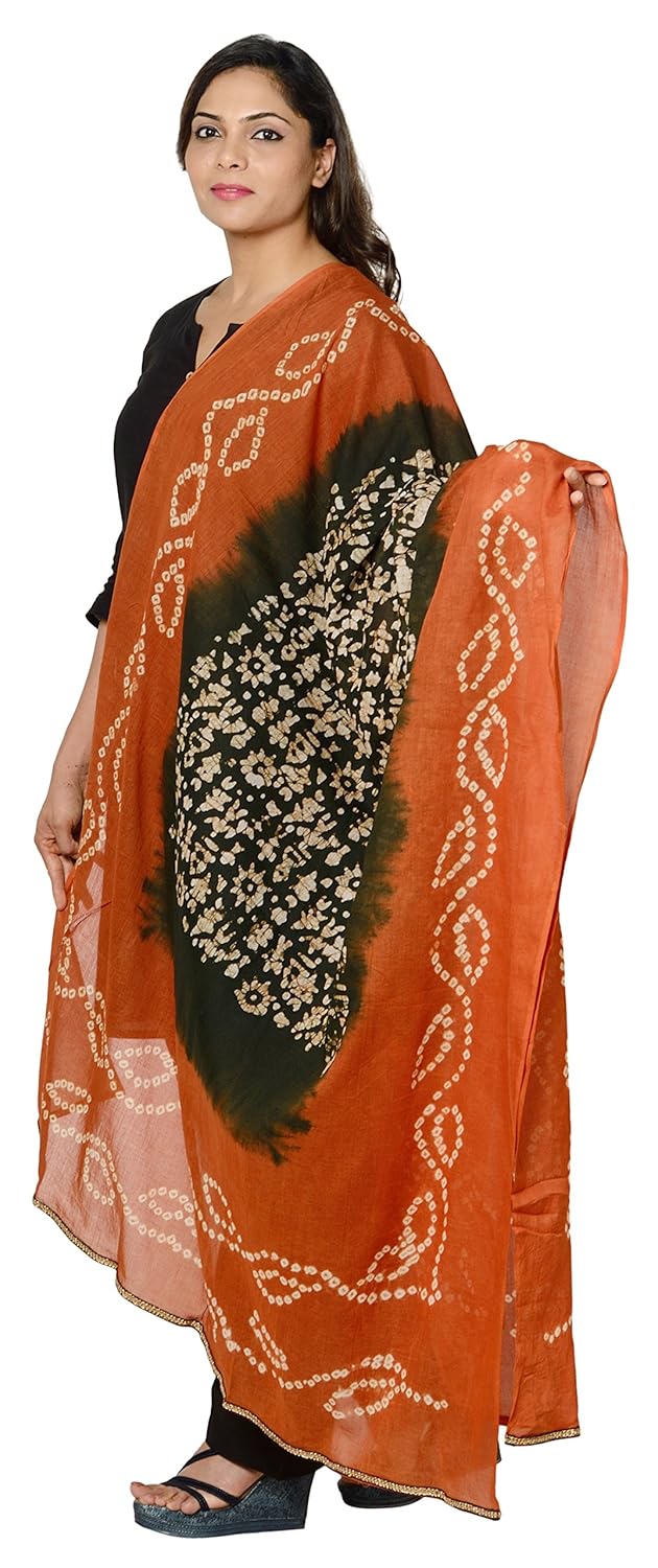 lodestone women's cotton batik printed dupatta