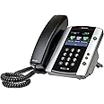 Polycom VVX 501 Corded Business Media Phone System - 12 Line PoE - 2200-48500-025 - AC Adapter (Not Included) - Replaces VVX 500 (130000)