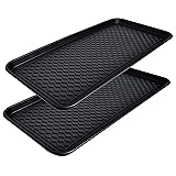 CHAIRLIN 2 Packs Waterproof Large Shoe Tray, All