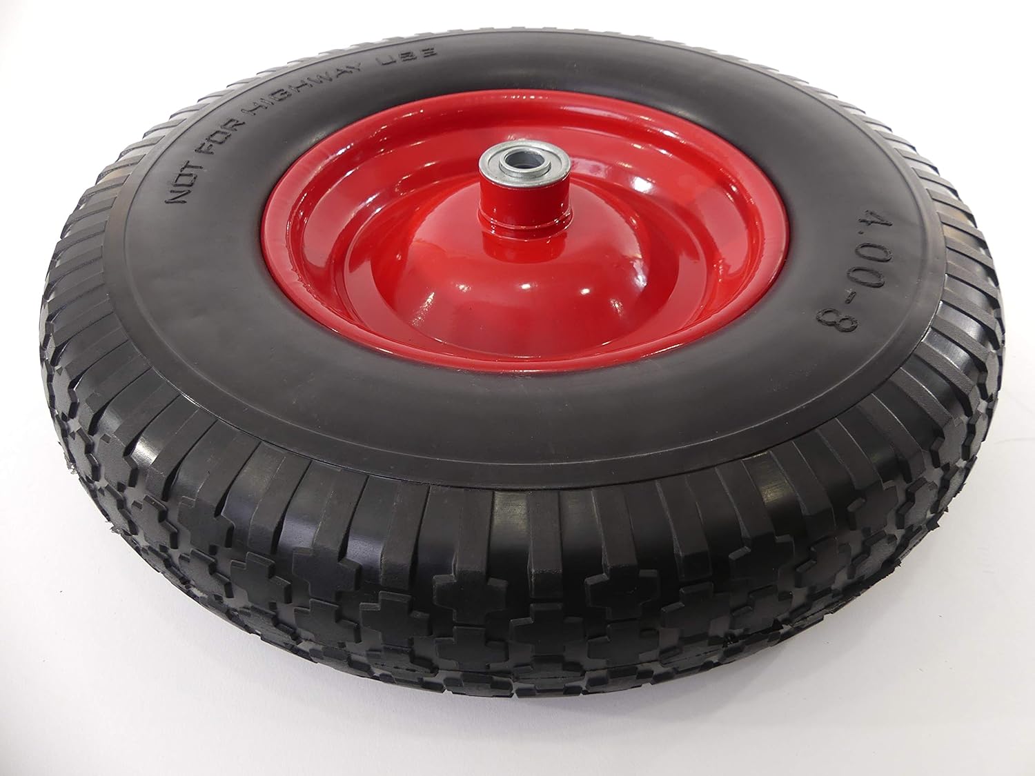 Non Pneumatic Rubber Tire Garden Wheelbarrow Wheel Flat Free Cart My