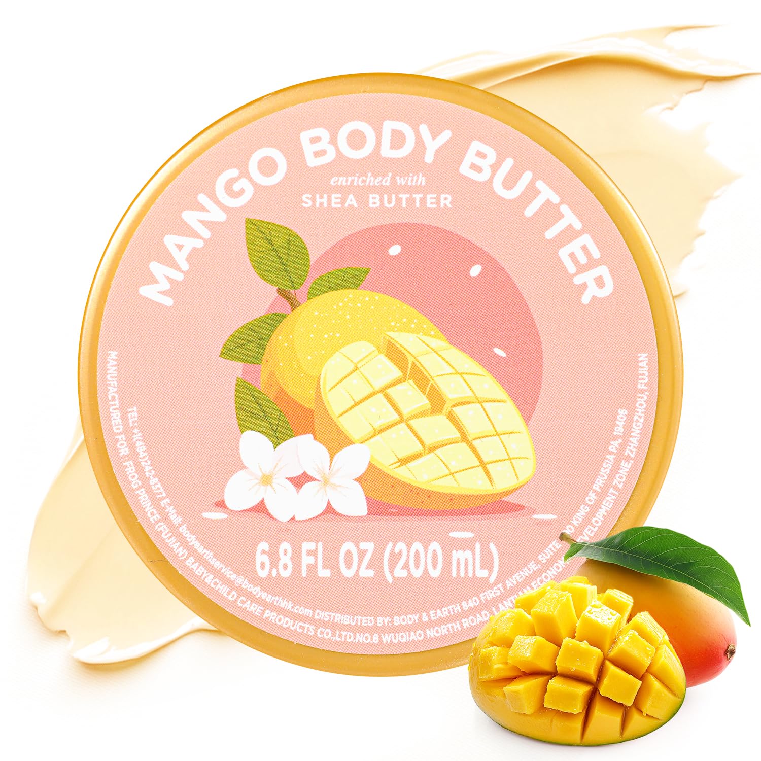 Photo 1 of ***LIKE NEW/OPEN BOX***
puresoak bath Mango Body Butter, Mango Shea Butter, Natural Body Butter for Men Women Smell Good, Body Moisturizer for Dry Skin 6.8 floz