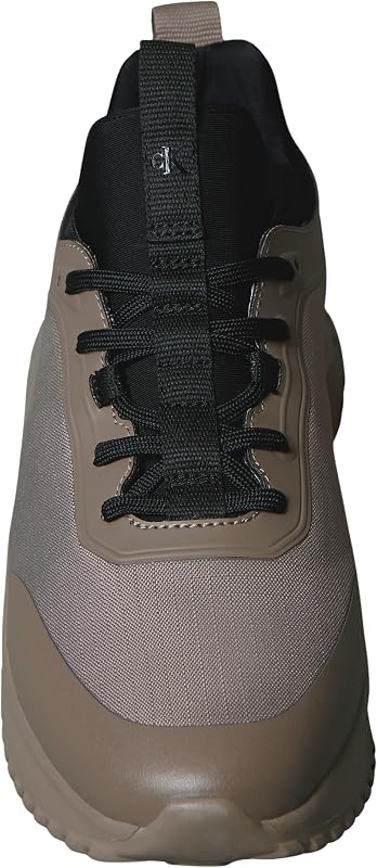 Runner Sneaker Hombre Eva Laceup Sock Mix sin Cordones, Marrón (Taupe Smog/Black), 42
