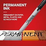 Sharpie Retractable Permanent Markers Fine Point Black 12 Count view 2