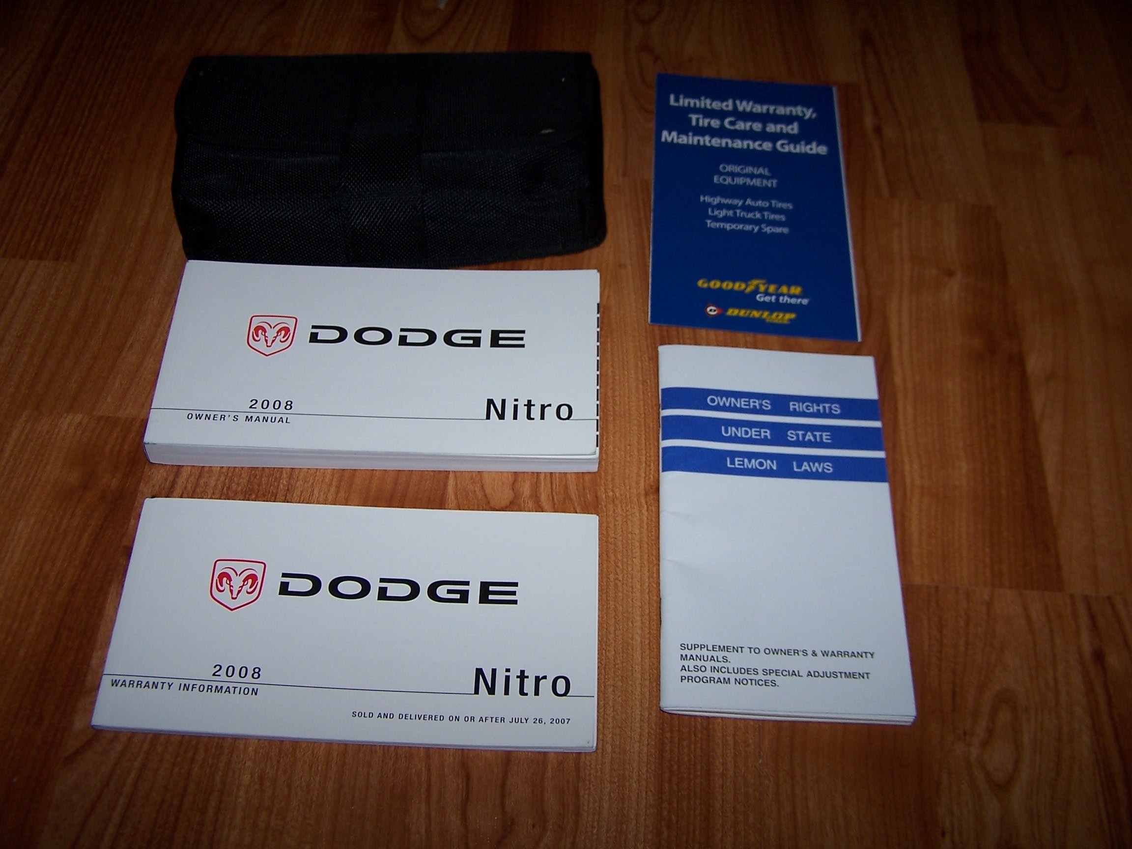 2008 Dodge Nitro Owners Manual Paperback – 2008