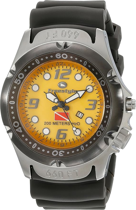 Freestyle Unisex 10017000 Hammerhead Analog Display Japanese Quartz Black Watch Watches