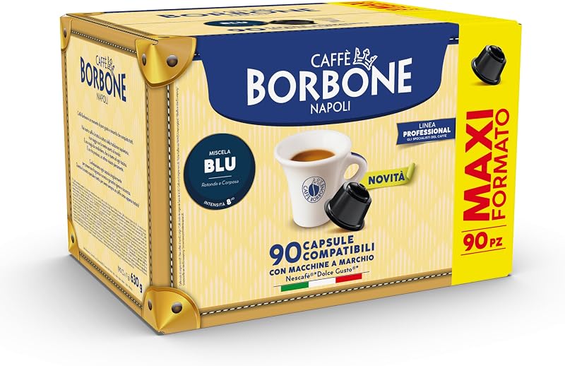 Mezcla de Café Azul - 90 Cápsulas - Compatibles con Máquinas de Café Nescafè®* Dolce Gusto®*
