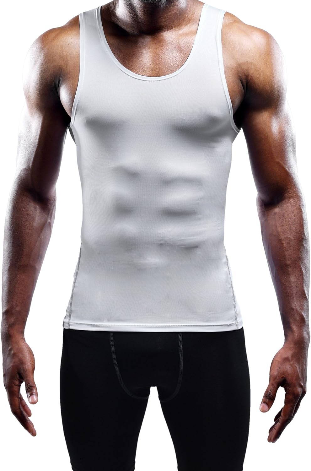 Neleus Men's 3 Pack Athletic Compression Under Base Layer Sport Tank Top at  Men’s Clothing store
