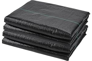 TOPHOUSE 1.4ft x 100 ft Landscape Fabric Heavy Duty Weed Barrier for Vegetable Garden Weed Cloth (3.2oz)