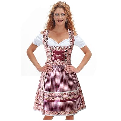 Authentic German Dirndl Oktoberfest Dress Bavarian Brazil Ubuy