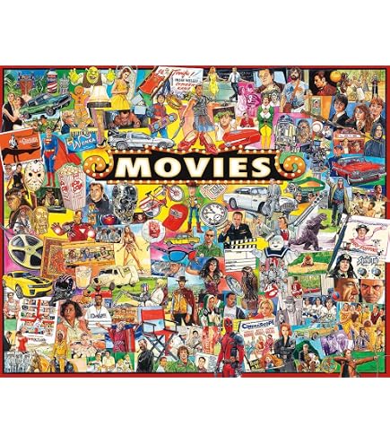 White Mountain Puzzle 1000 Pezzi - Scatole Per Pranzo TV (Lunch Boxes) - Dimensioni 61x76 Cm - Divertimento Nostalgico - 4