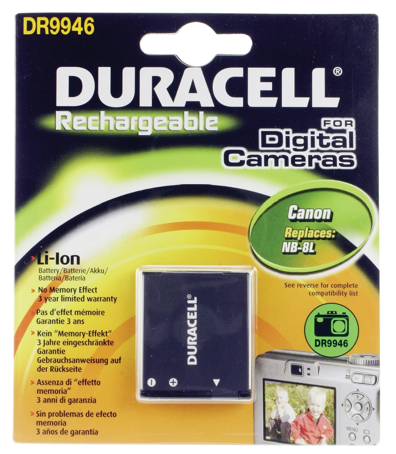 Duracell Replacement Digital Camera Battery for Canon Amazon.co.uk