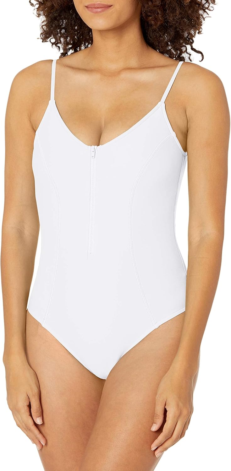 Body Glove Max 90 Off Women S Smoothies Skylar Solid Front One Piece Zip Sw