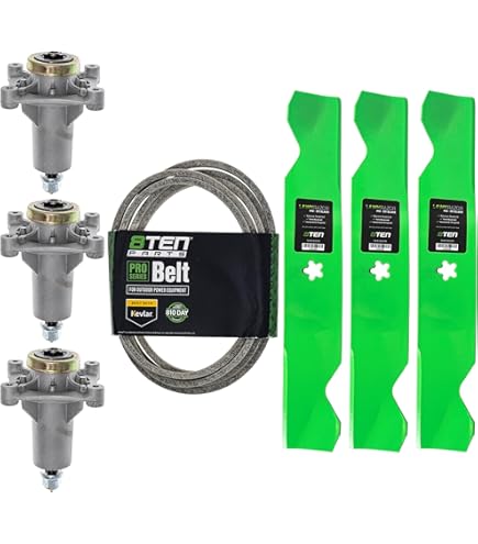 Amazon.com: 8TEN Blade Spindle Belt Kit for Husqvarna 532187256