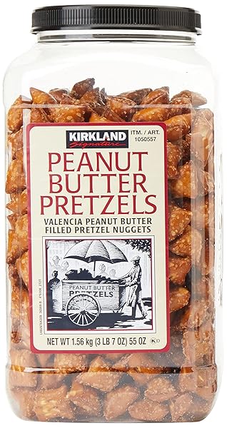 KIRKLAND SIGNATURE PEANUT BUTTER PRETZELS, 55 OZ