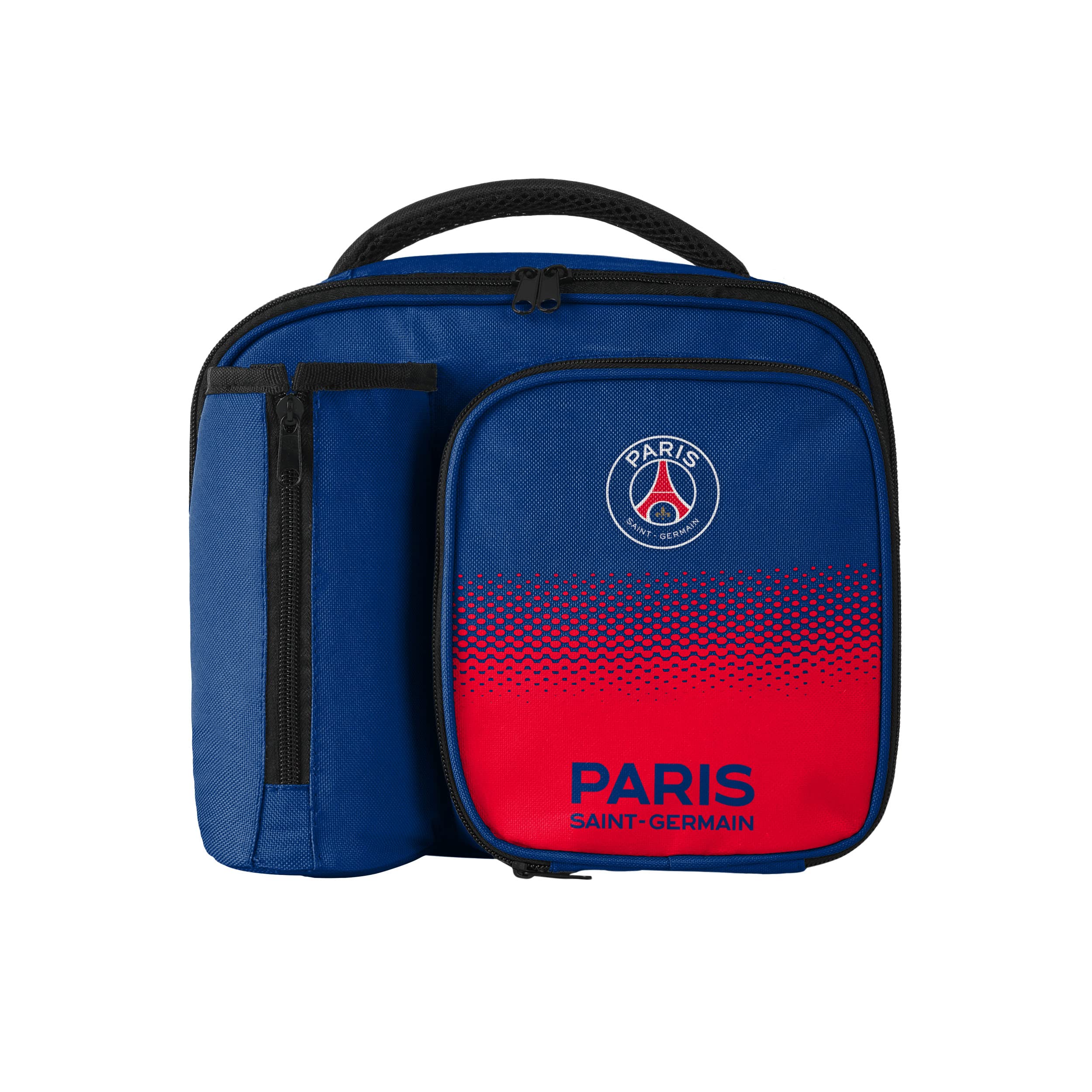 FOCO Officially Licensed Paris Saint-Germain FC Fade Lunch Bag With Bottle Holder