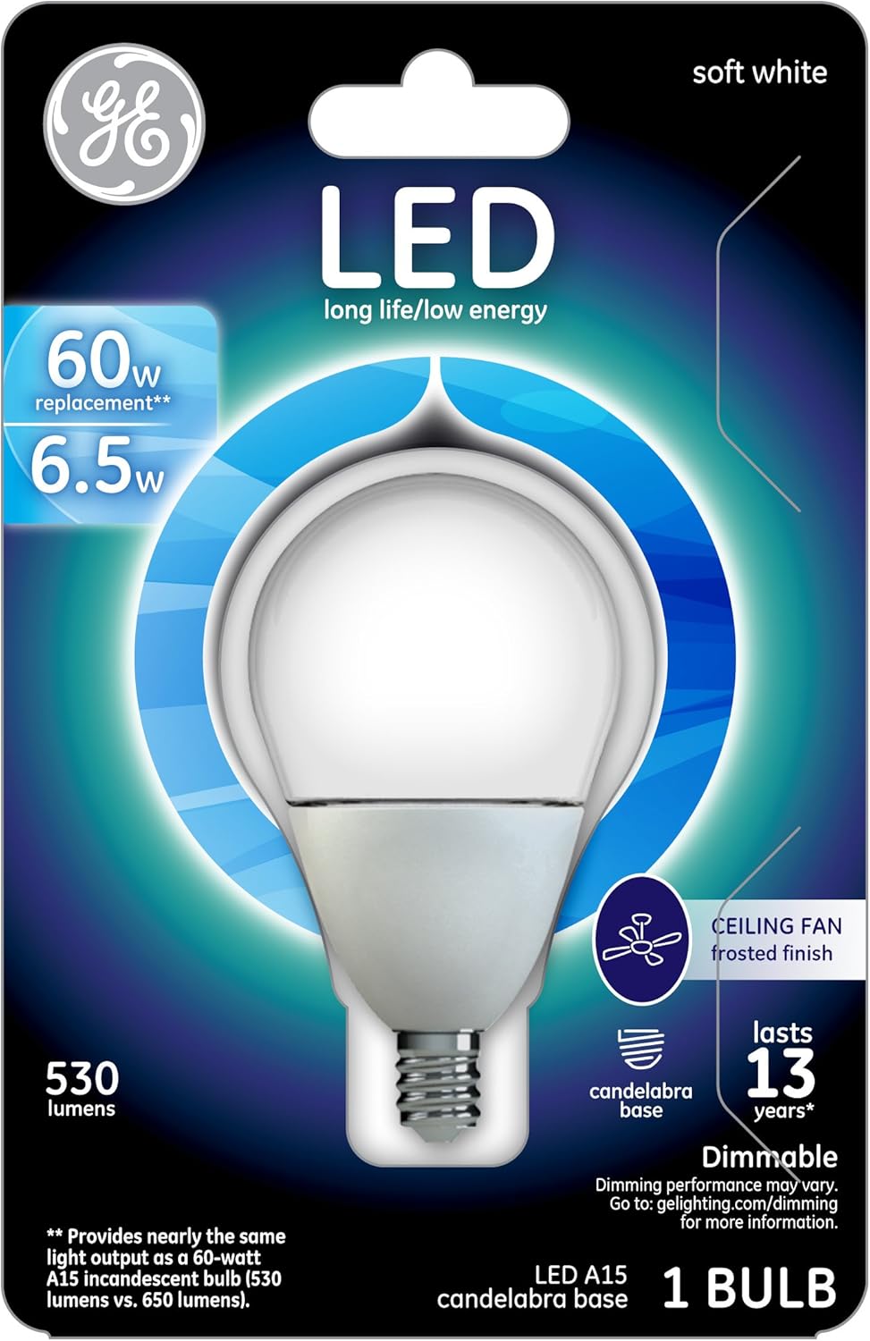 Best ge soft white 60 watt a15