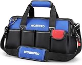 WORKPRO 14 Inch Tool Bag Organizer Waterproof with 13 Pockets view 1