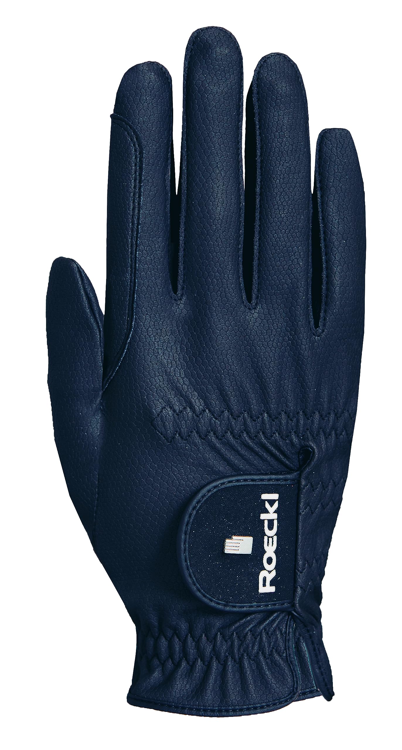 Roeckl Sports equestrian gloves ROECK-GRIP PRO, summer riding glove, navy blue 7 — image 1
