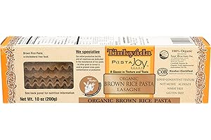 Tinkyada Organic Brown Rice Pasta, Lasagne, 280g (Pack of 1)