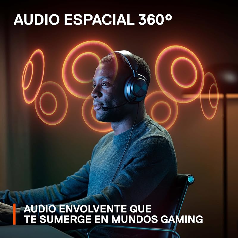 SteelSeries Arctis Nova Pro - Fone de ouvido Xbox com fio - Áudio de alta resolução - Áudio espacial de 360° - GameDAC Gen 2 - Micro ClearCast Gen 2 - Xbox, PC, PS5, PS4, Switch 2
