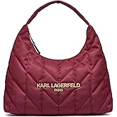 KARL LAGERFELD womens Voyage Hobo Bag With Logo