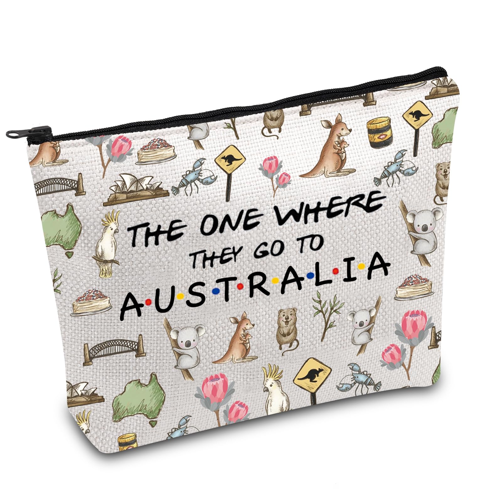 Australia Trip Merch New Adventures Gift Welcome to Aus Bag Australia Souvenir Gift Housewarming Gift Aussie Animals Lover Gift (Australia UK)