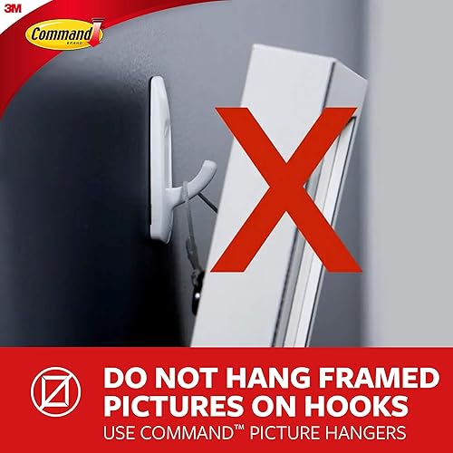 Command Large Canvas Hanger, 1-Hanger, 2-Strips, Holds up to lbs