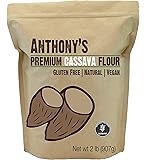 Cassava Flour by Anthony's, 2 pounds (32 Ounce), Certified Gluten-Free