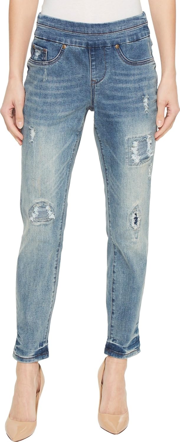 tribal boyfriend jeans