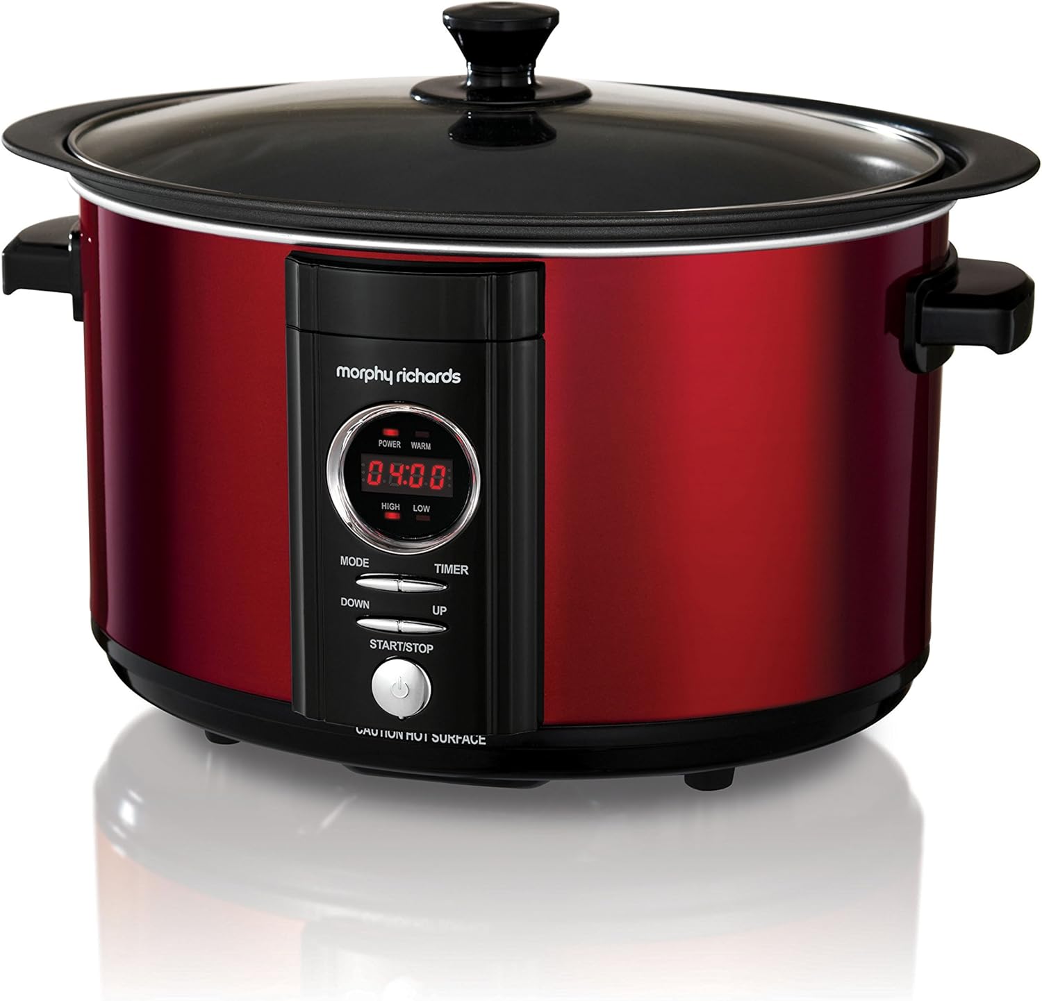 Morphy Richards Sear and Stew Digital Slow Cooker 6.5L 461012 Red