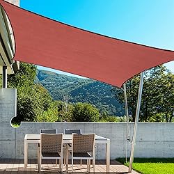 Amahut Sun Shade Sail Rectangle Canopy Porch Cover