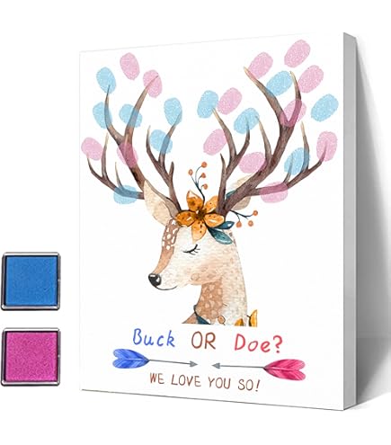 Buck Or Doe Gender Reveal Party Kit - Complete Decorations Set With Balloons & Banner