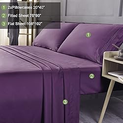 Wonwo Bed Sheets, Anvo Luxury Thicker Microfiber