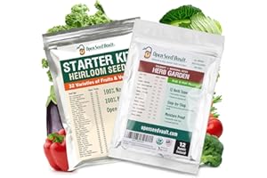 Open Seed Vault Variety Pack Bundle (44 Varieties) Herb Garden Seeds - Gardening Seed Starter Kit, Survival Gear Food, Gardening Gifts, Emergency Supplies - Premium, High Yield Produce