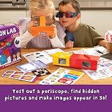 Galt Illusion Lab Kids Science Kit 9 Experiments 3D Glasses Periscope view 4