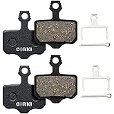 corki 2 Pairs Disc Brake Pads for Sram Avid Elixir 1 3 5 7 9 R ER CR Mag Level TL T Sram XX X7 X9 XXWC DB1 DB3 DB5(Resin,Semi-Metallic,Sintered Metal)