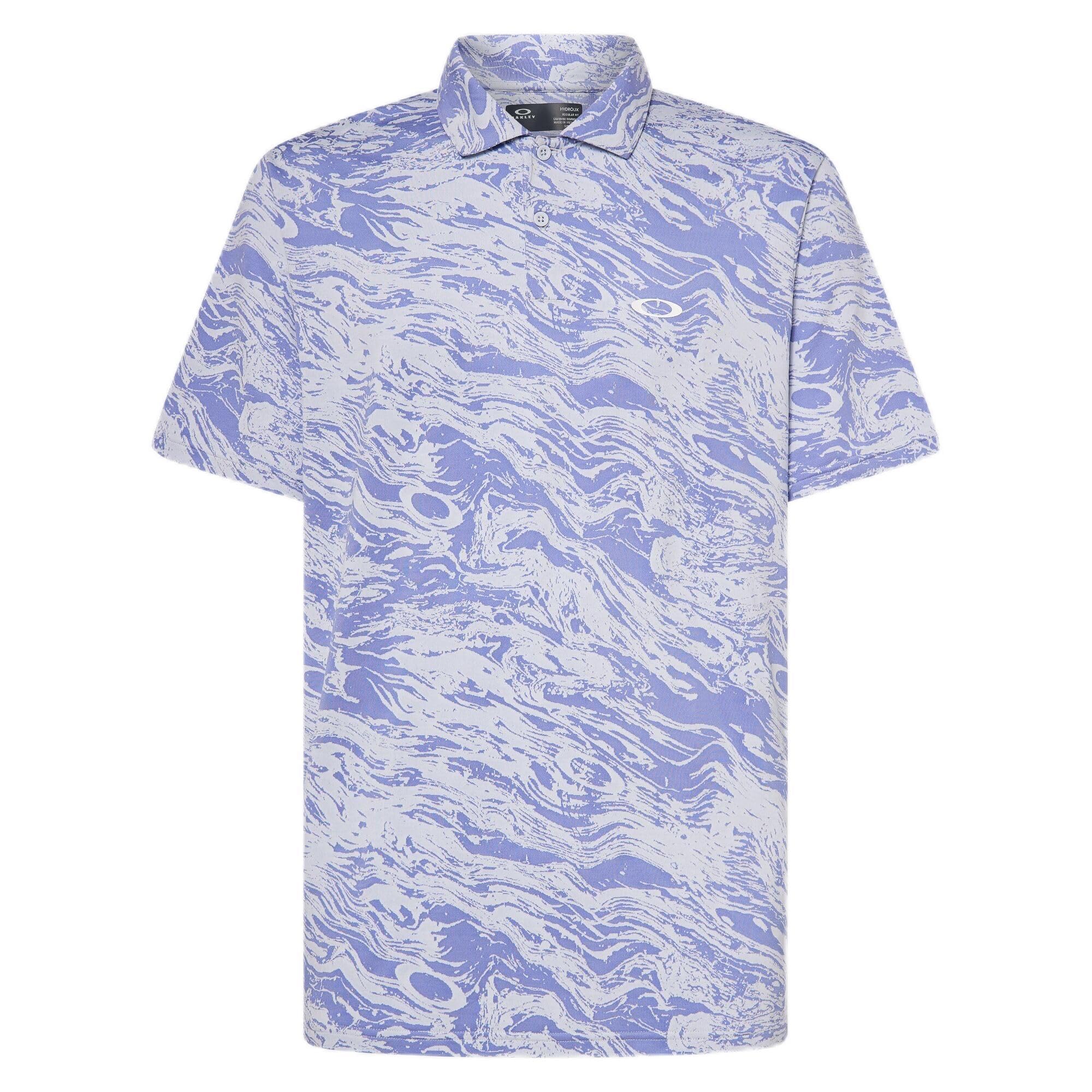 Oakley Men's Jacquard Polo, Duality Swirl New