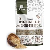 Raslok Gond Katira 7 oz (200g) | Natural Cooling Crystals | Plant-Based Thickener for Falooda, Rose Milk &amp; Desserts | Soak &amp; Use | No Preservatives | Vegan &amp; Gluten-Free